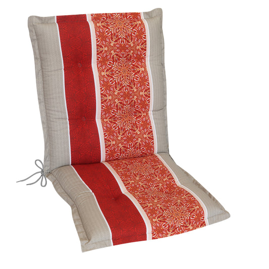 Niedriglehner VALERIA - Rot/Orange-Gestreift