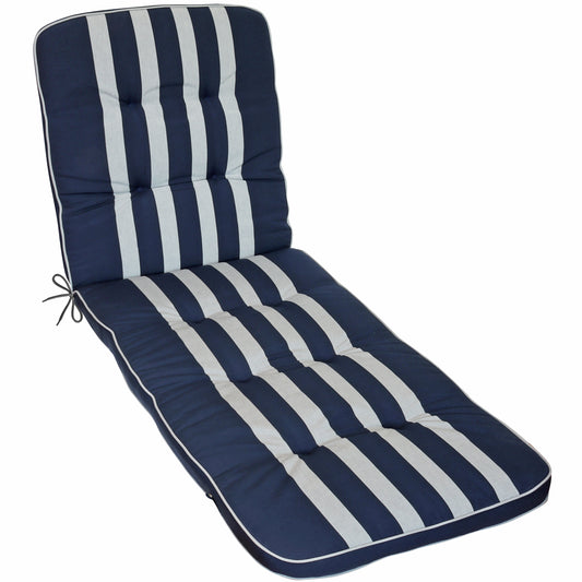 Liegenauflage TILLY Gestreift - Blau