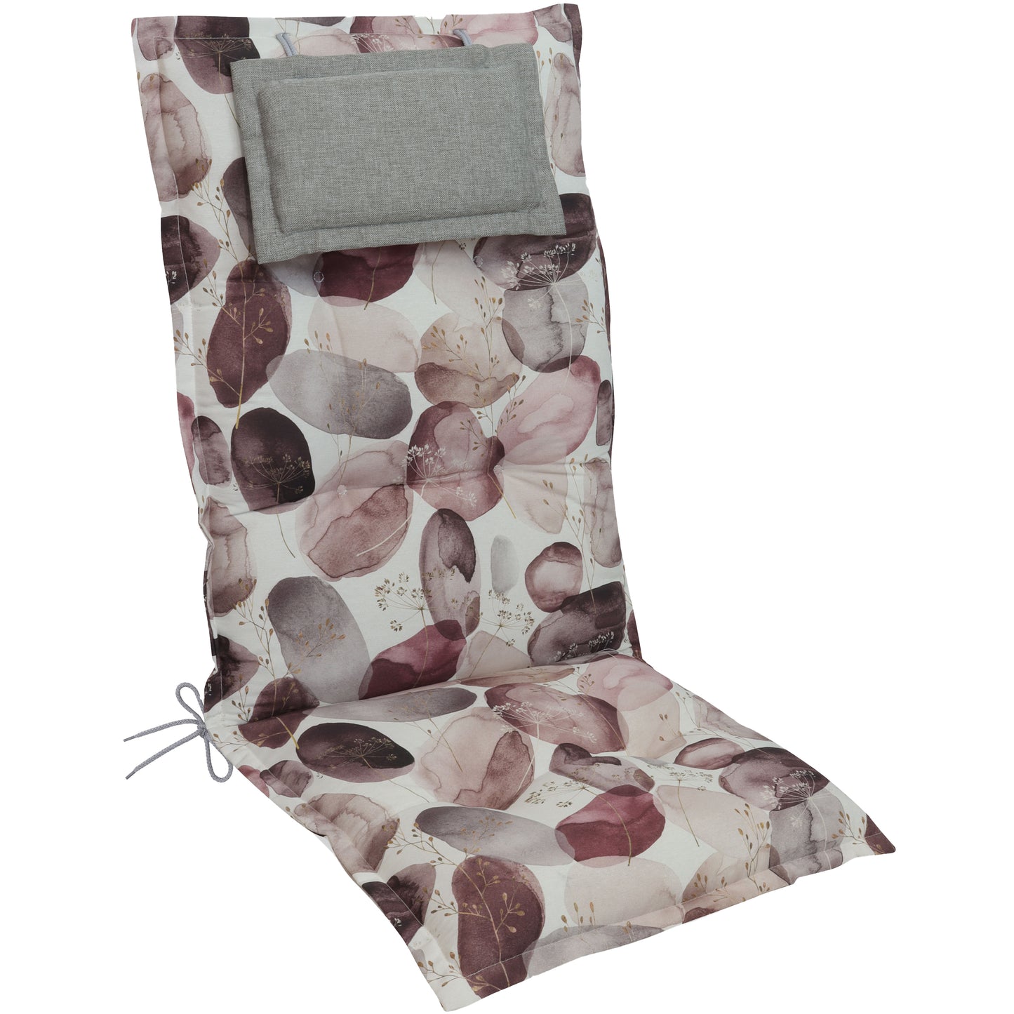Stoffmuster Ava Print Aquarell Bordeaux