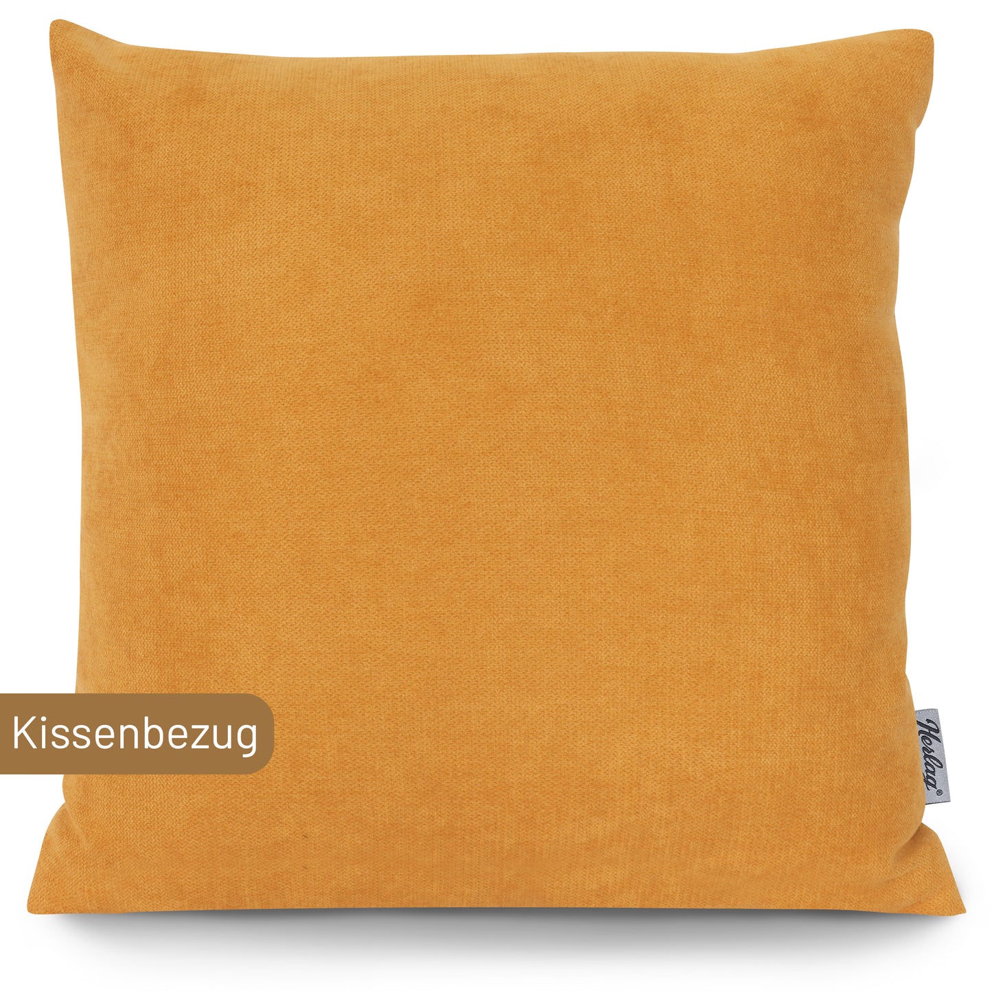 Dekokissen FEEL - 50x50cm Hellorange - Kissenbezug