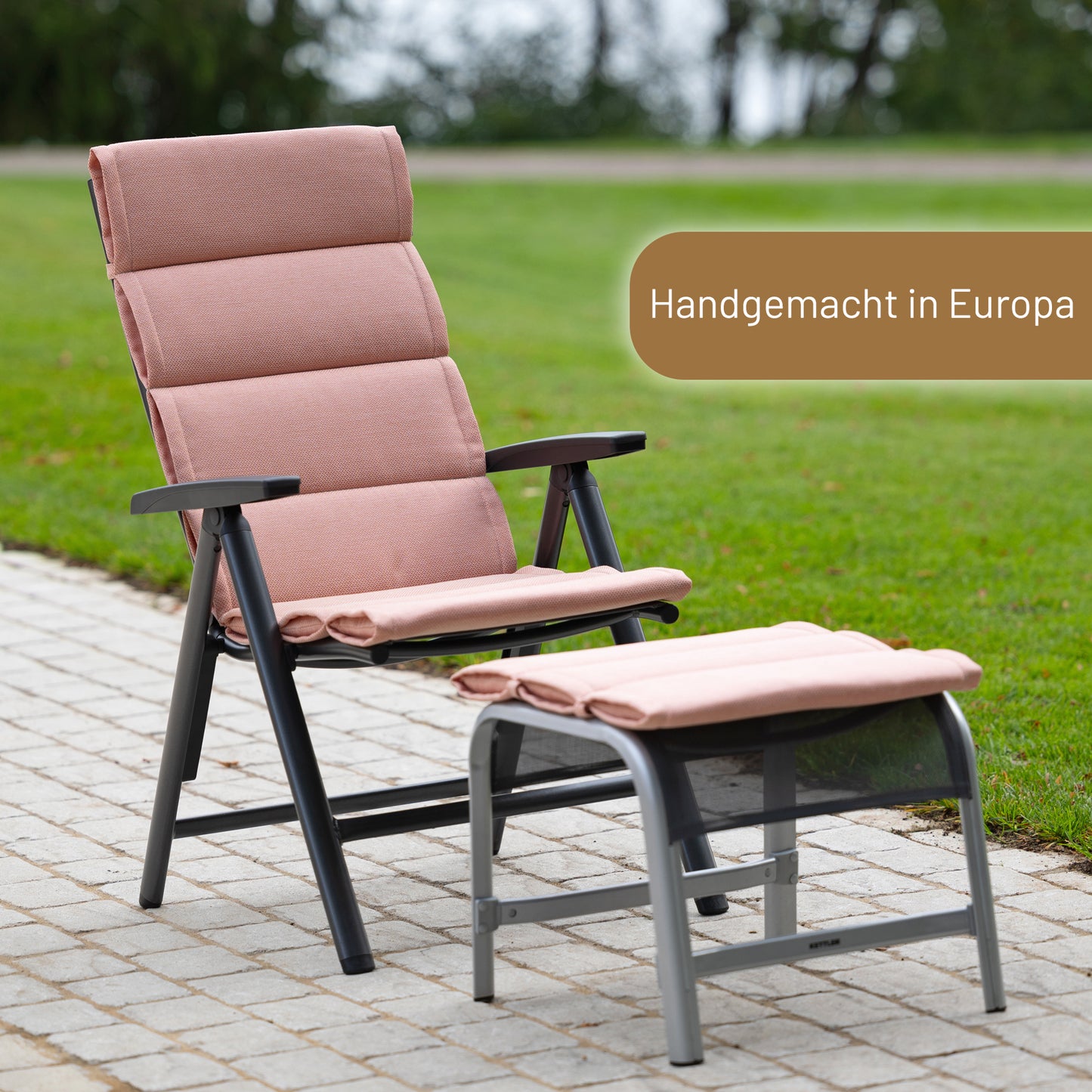 Hockerauflage LINNEA - Rosa