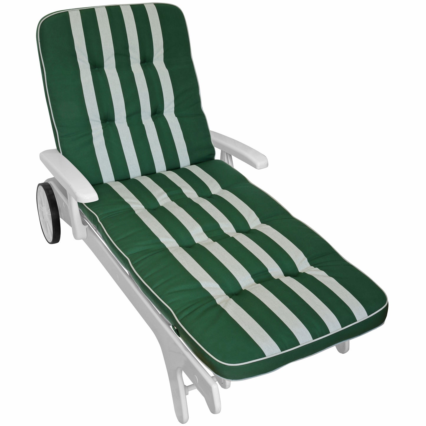 Liegenauflage TILLY Gestreift - Grün