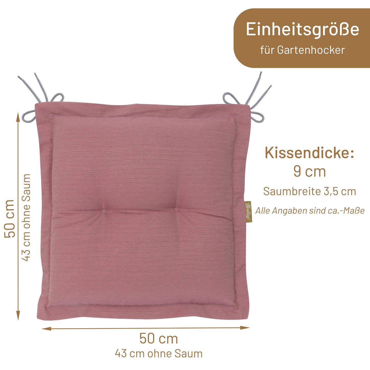 Hockerauflage AVA - Rosé