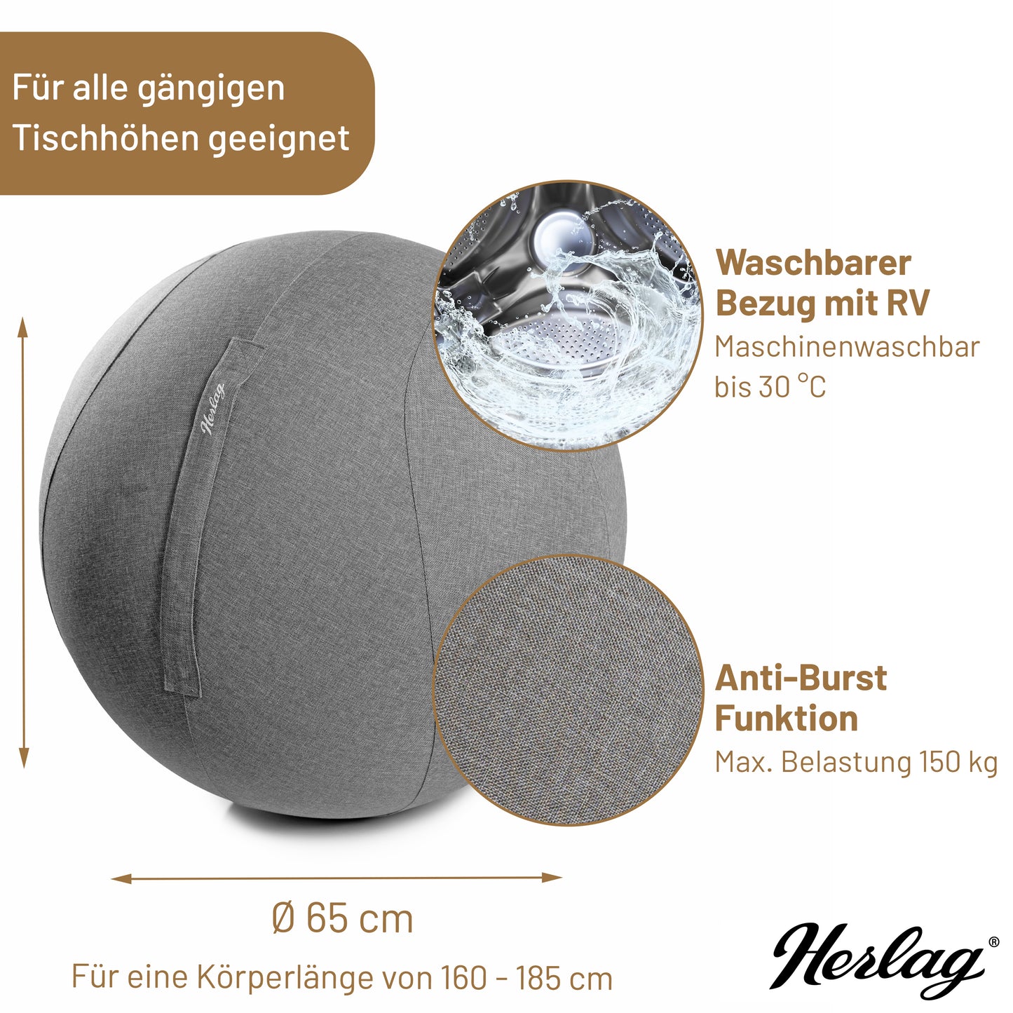 Office Ball - Grau