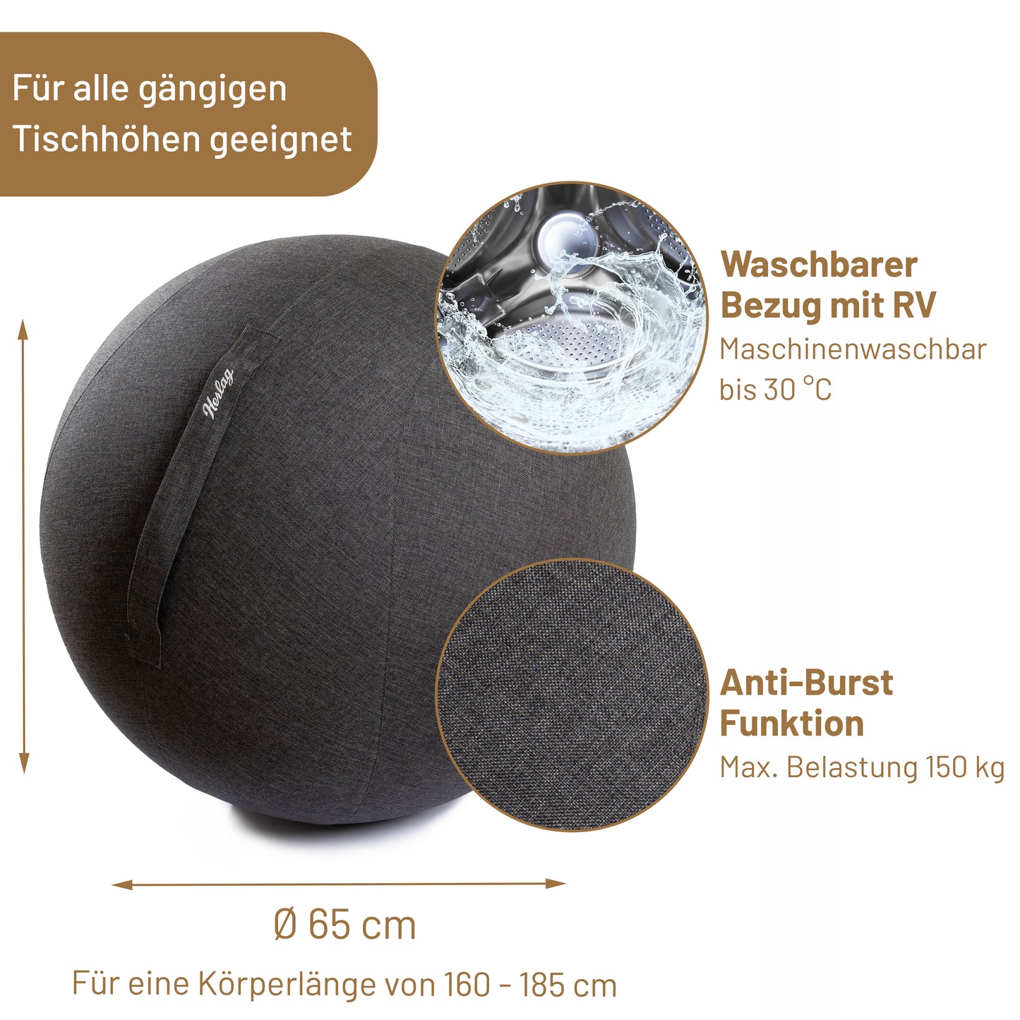 Office Ball - Anthrazit