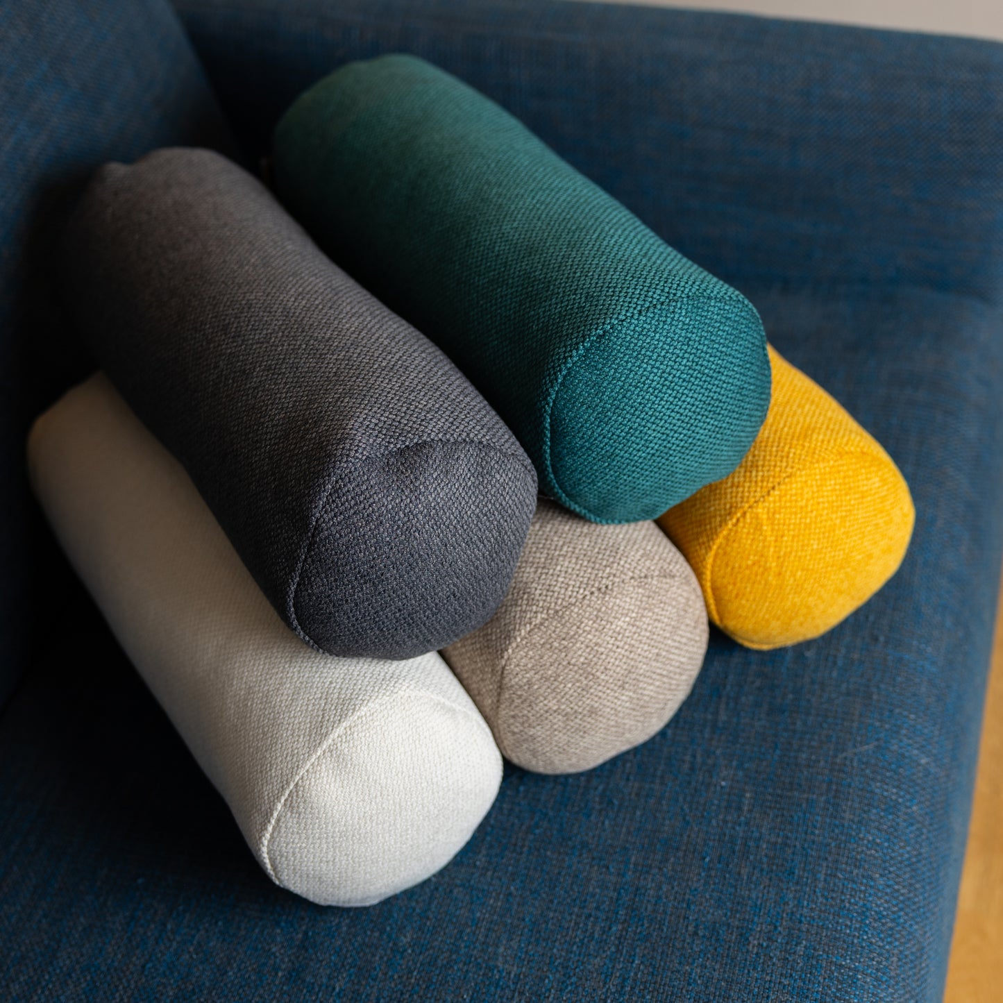 Kissenrolle LUXE 65x20cm Taupe