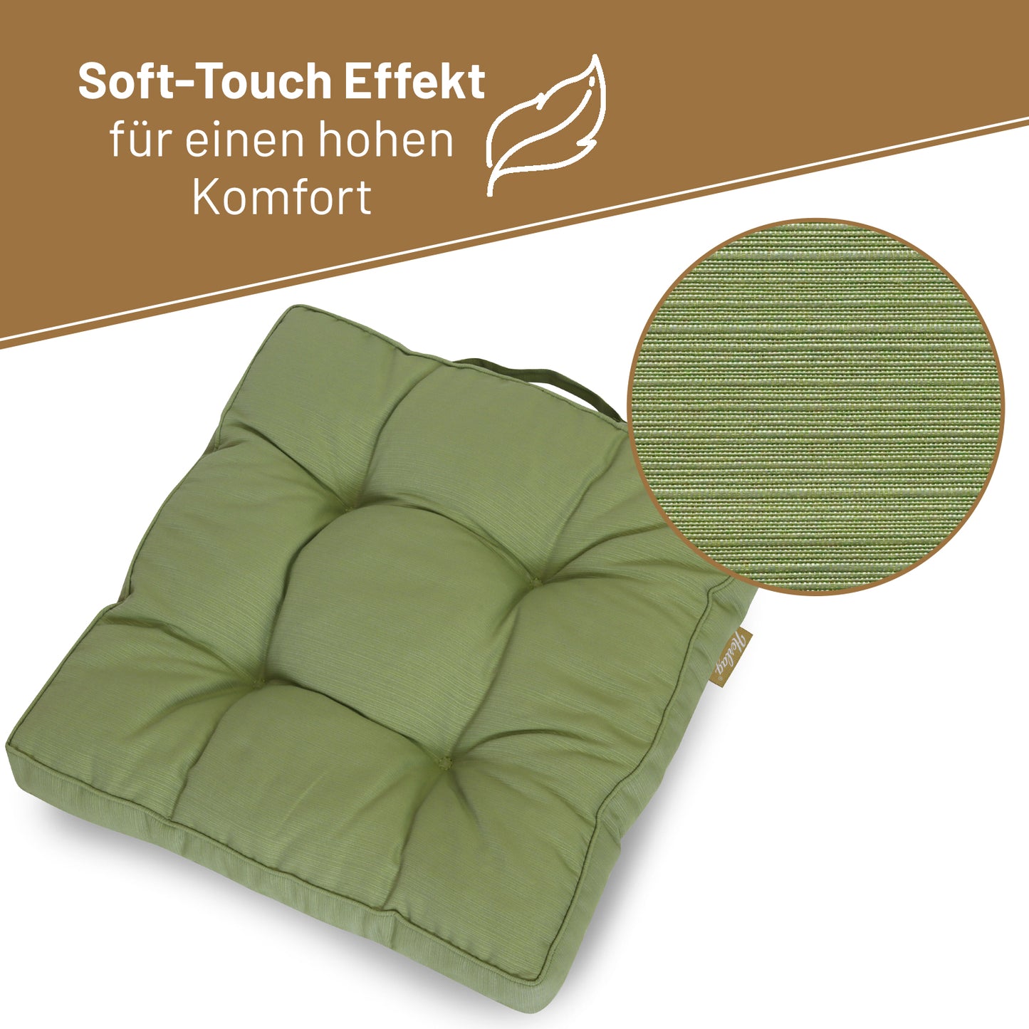 Sitzkissen AVA - Grün