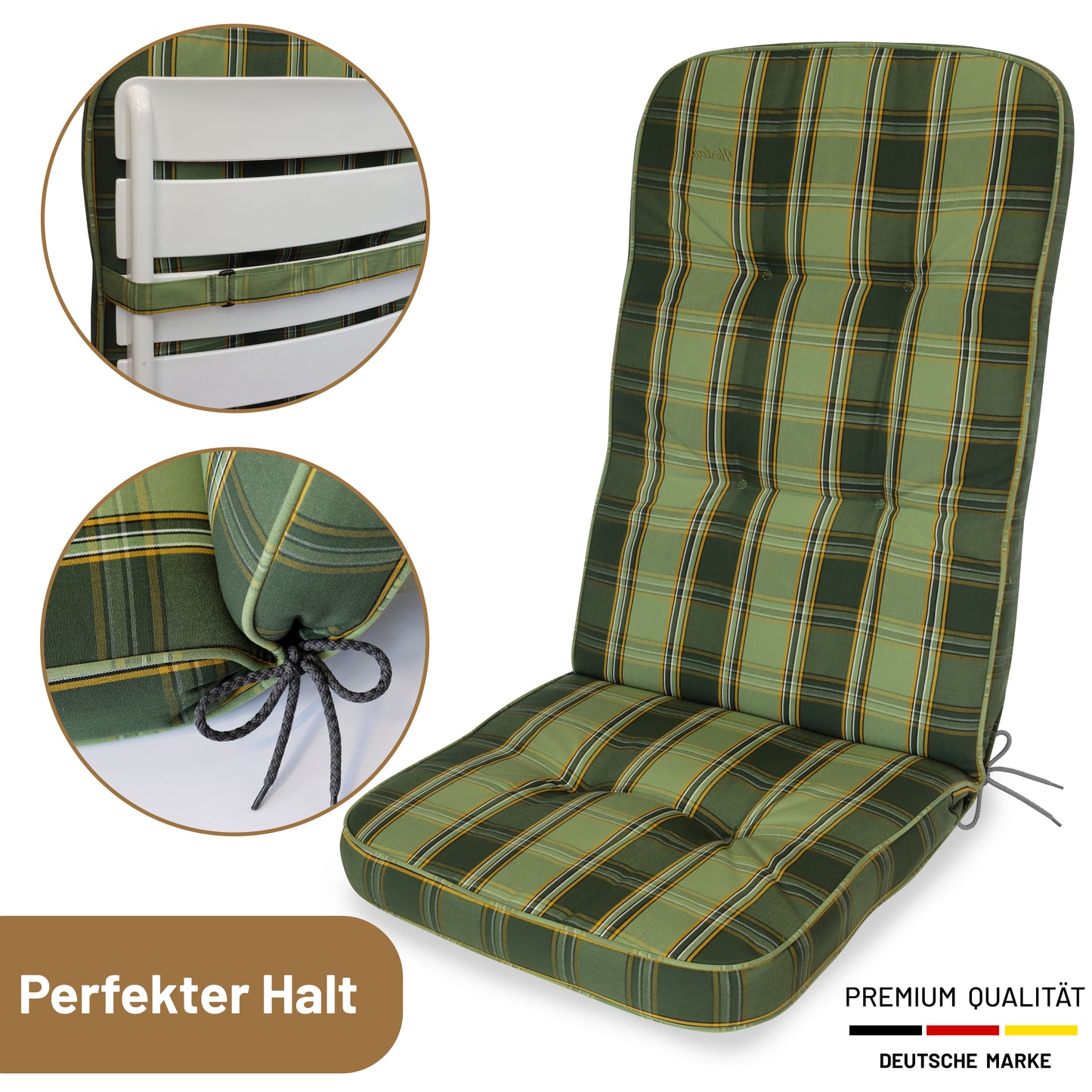 Hochlehner TILLY Kariert - Grün