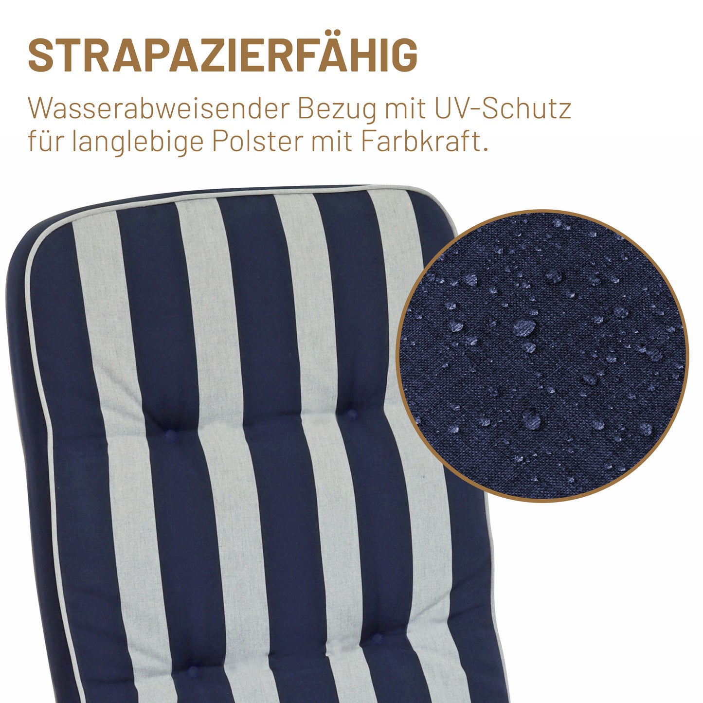 Liegenauflage TILLY Gestreift