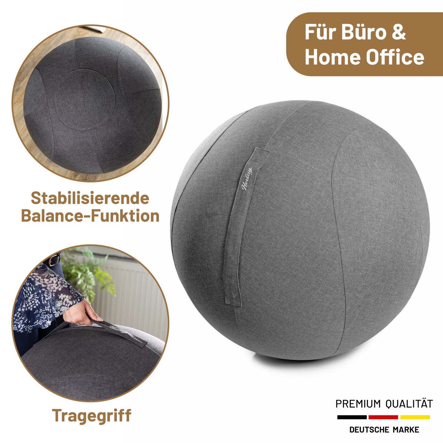 Office Ball - Grau