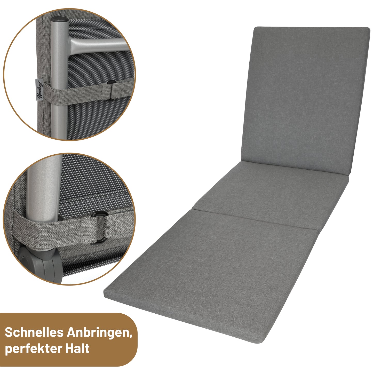 Liegenauflage SUNNY - Grau