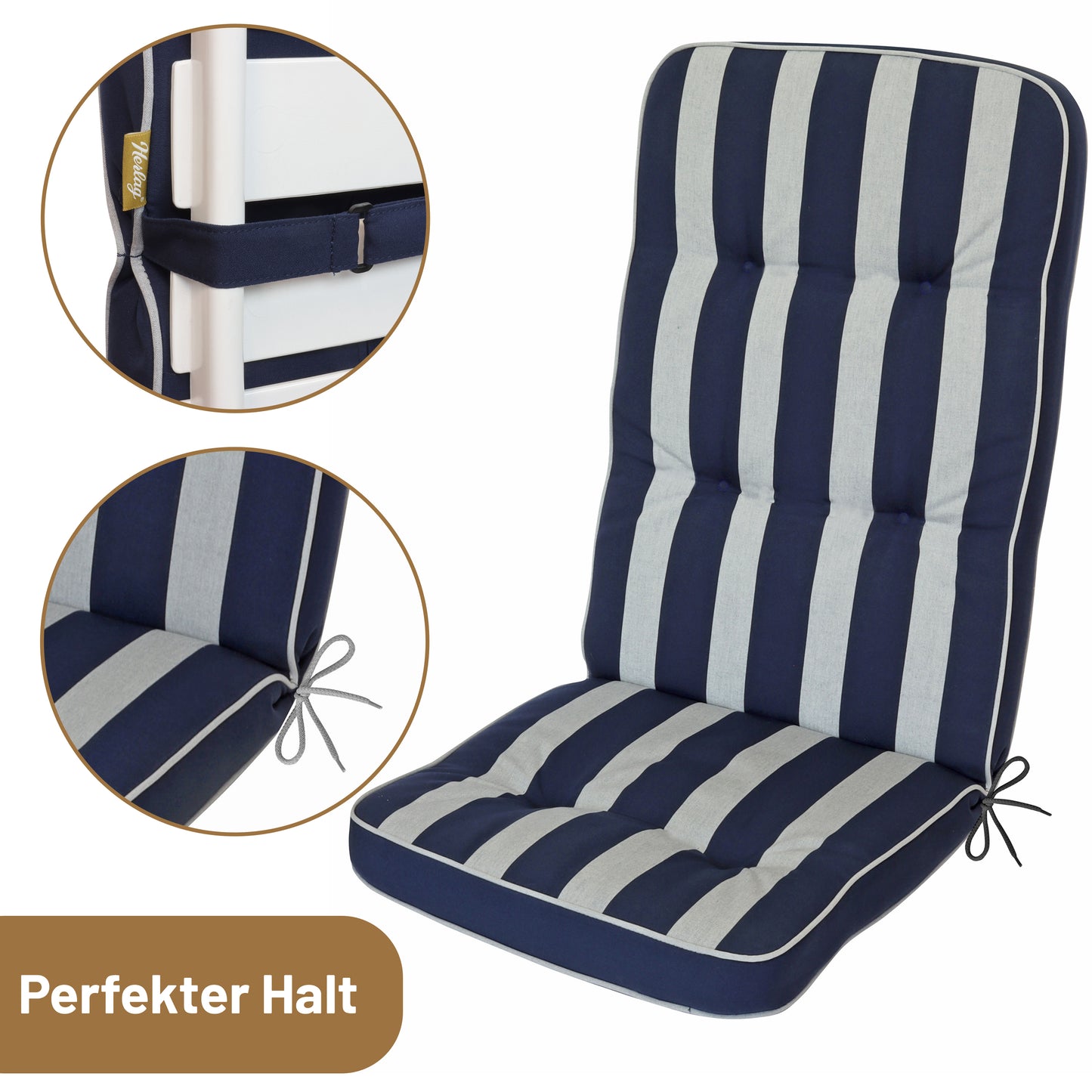 Hochlehner TILLY Gestreift - Blau