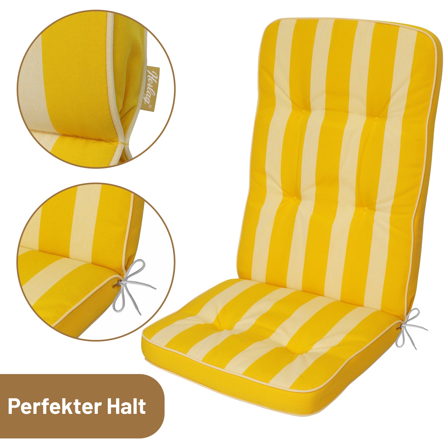 Hochlehner TILLY Gestreift - Gelb