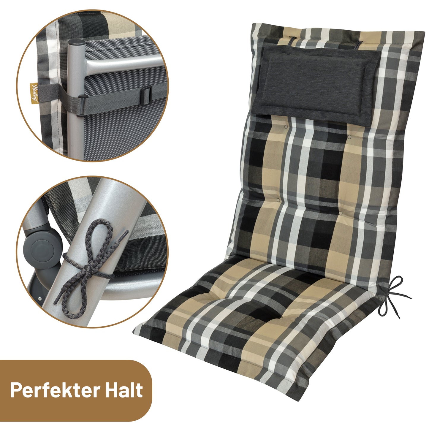 Hochlehner AVA - Kariert Beige