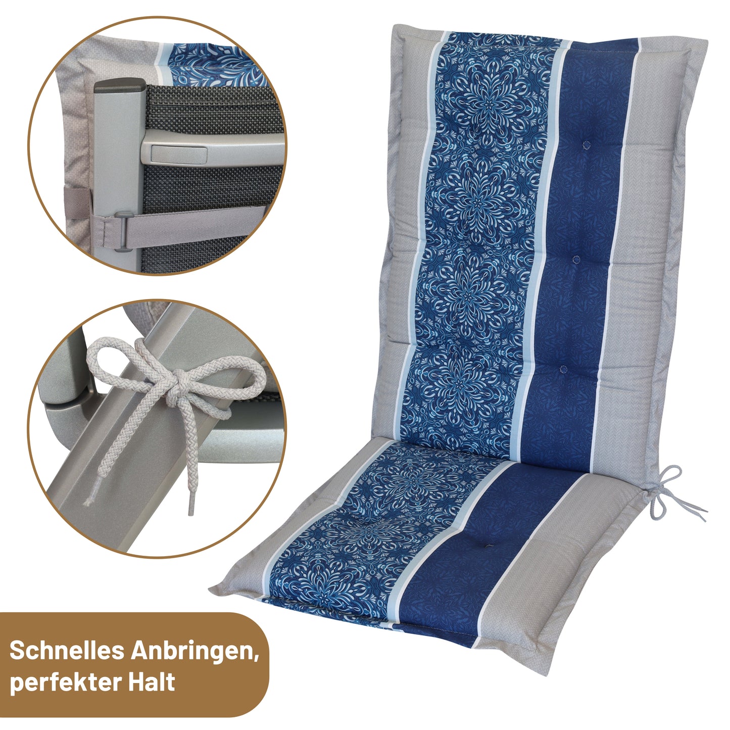 Hochlehner VALERIA - Blau-Gestreift