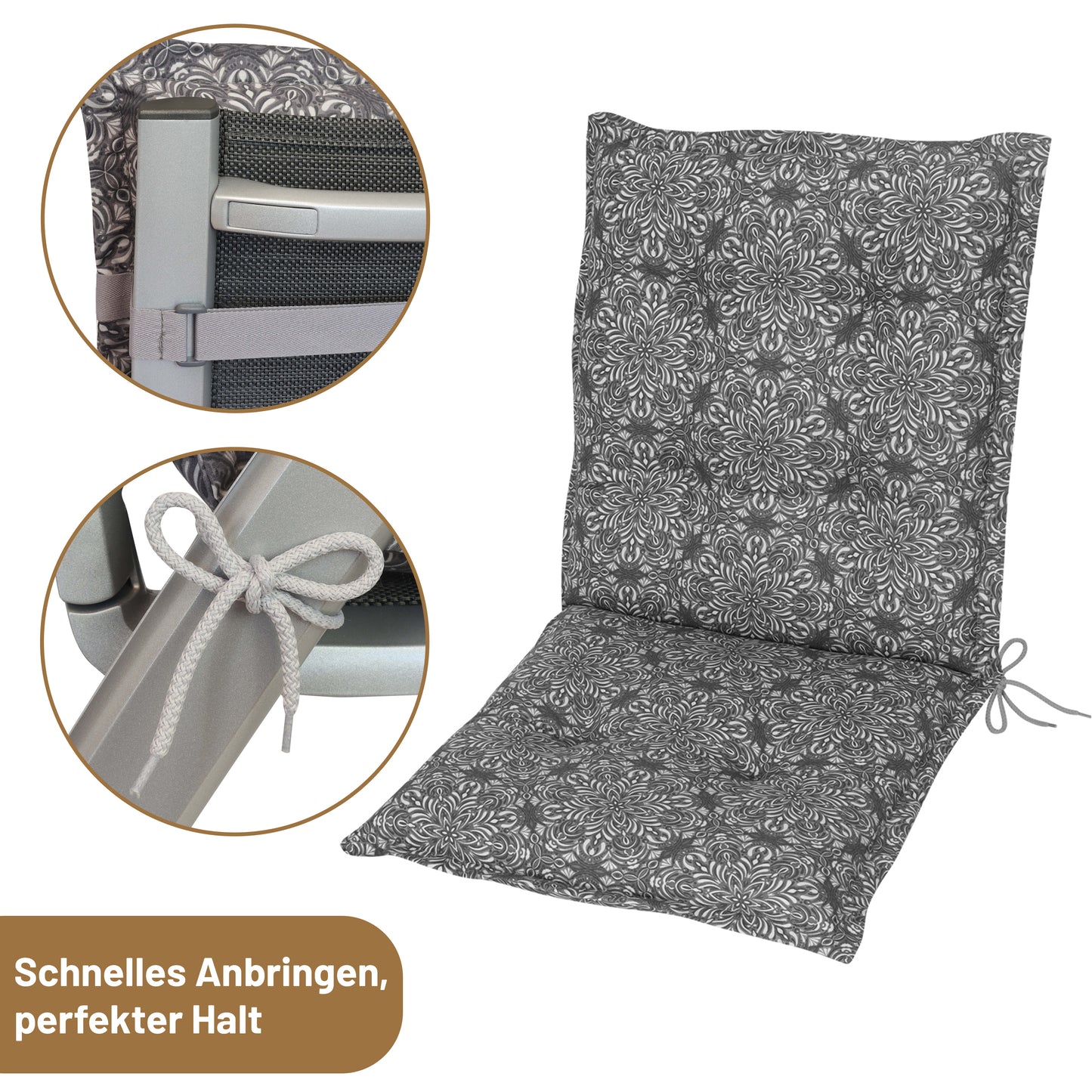 Niedriglehner VALERIA Mandala - Anthrazit