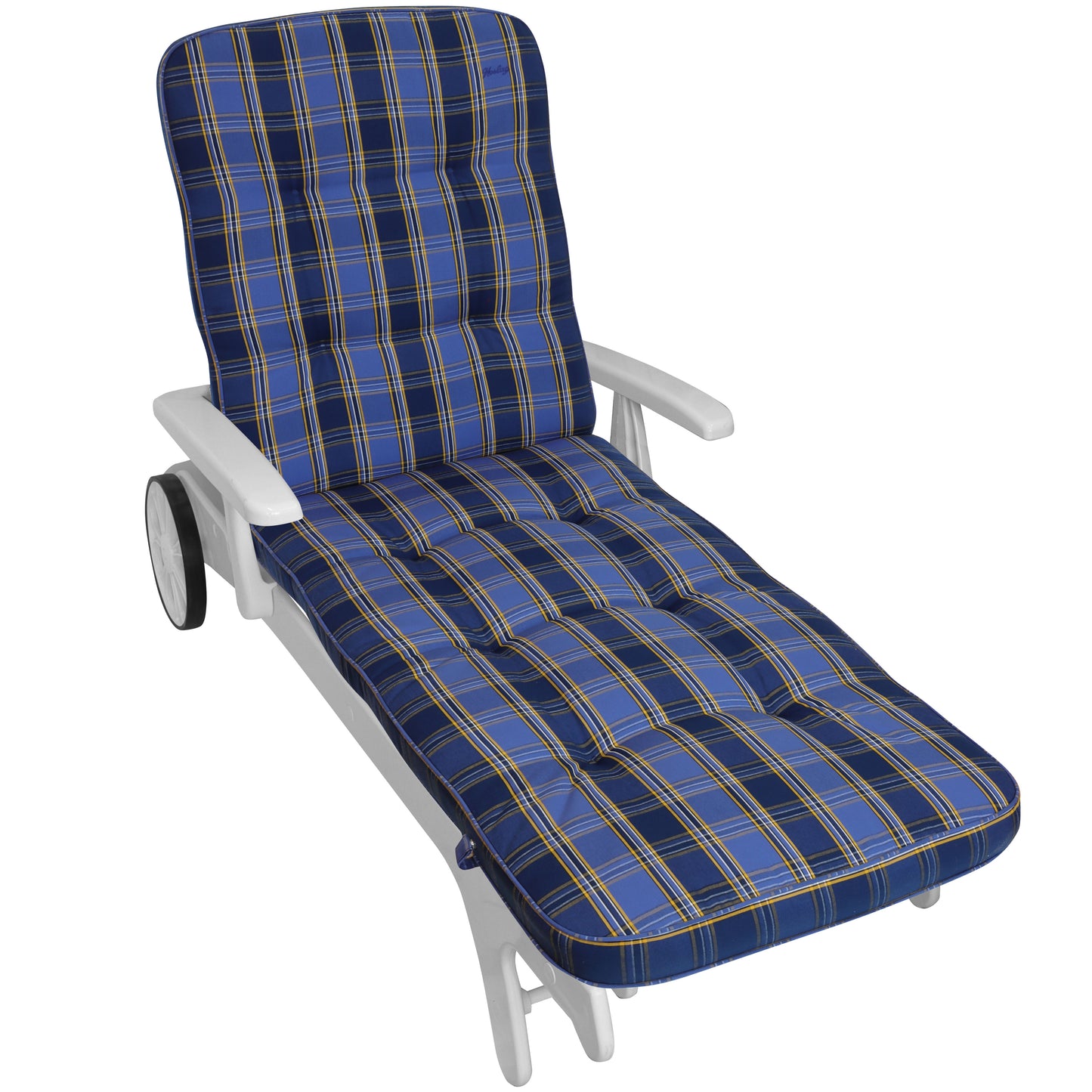 Liegenauflage TILLY Kariert - Blau