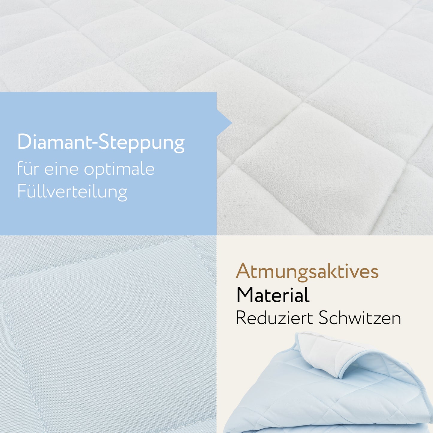 2-in-1 Matratzenauflage | 180 x 200 cm