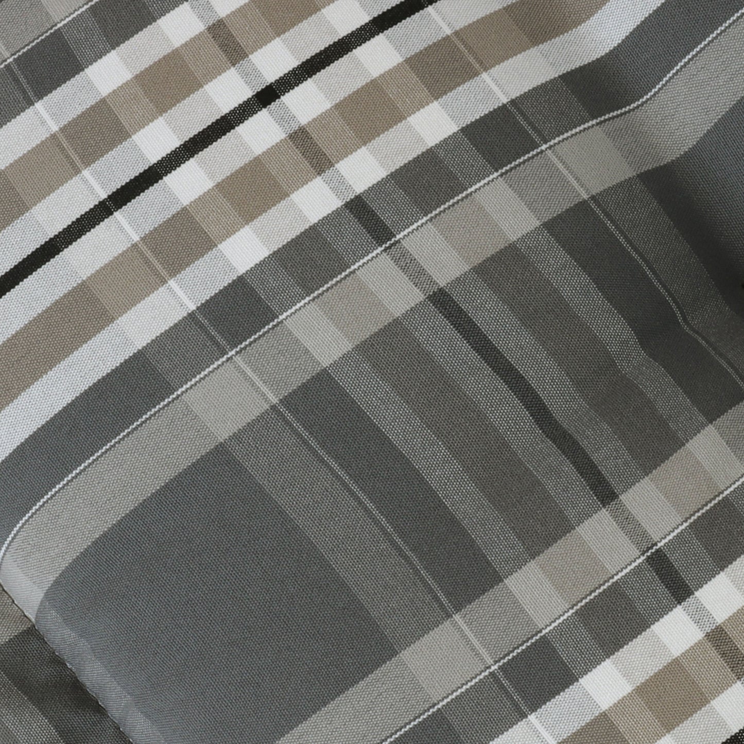 Stoffmuster Ava Print Kariert Grau