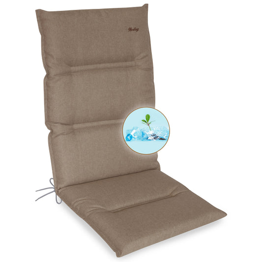 Hochlehner GRETA – recycelter Stoff - Taupe