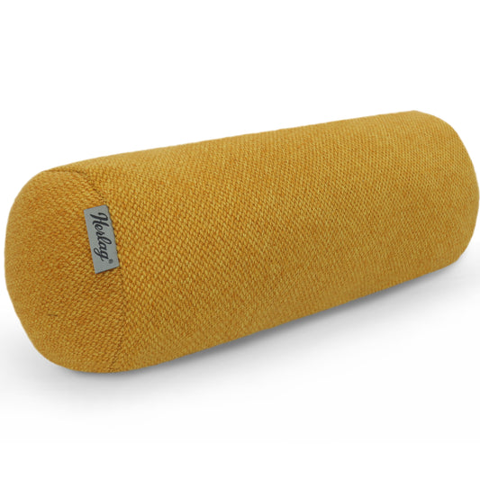Kissenrolle LUXE - 40x15cm Senfgelb