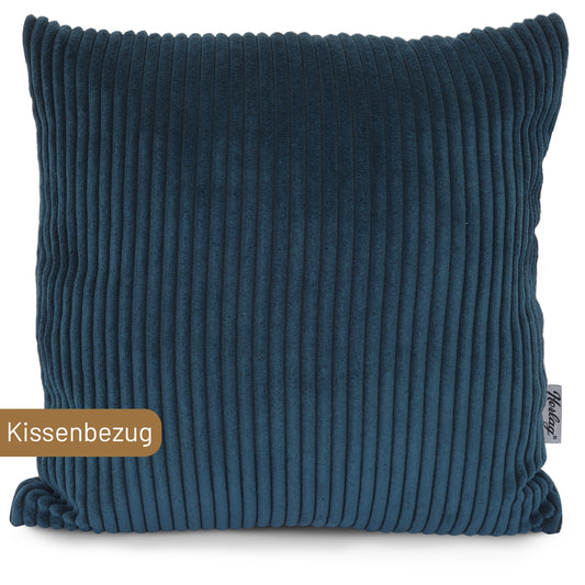 Dekokissen ELLA - 50x50cm Blau - Kissenbezug