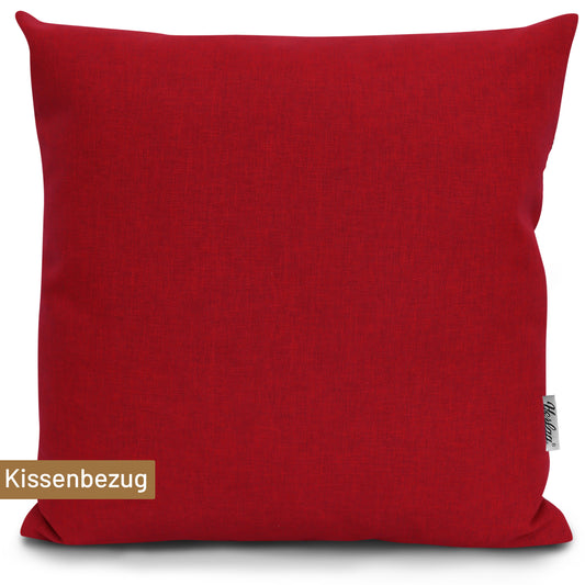 Outdoor Dekokissen Hülle Sunny 50x50cm Rot