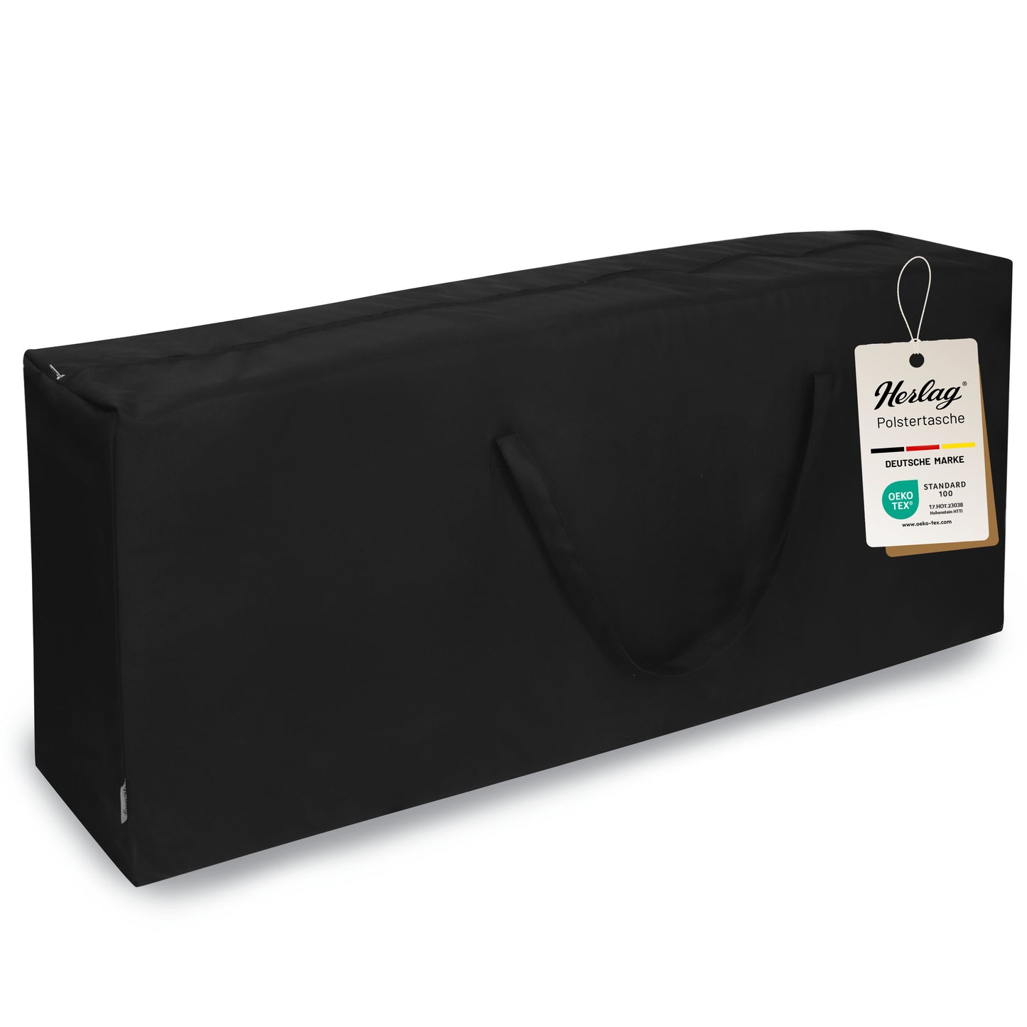 Aufbewahrungstasche Polstertasche schwarz