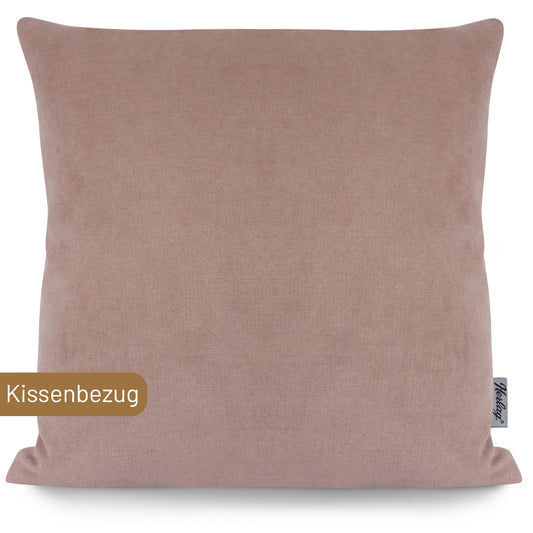 Dekokissen FEEL - 50x50cm Hellrosa - Kissenbezug