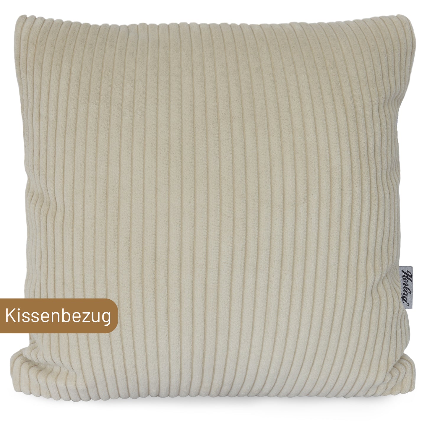 Dekokissen ELLA - 40x40cm Cremeweiß - Kissenbezug