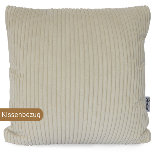 Dekokissen ELLA - 40x40cm Cremeweiß - Kissenbezug