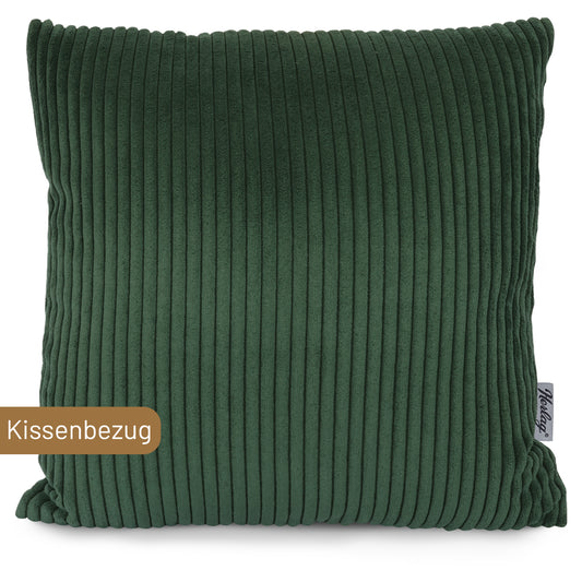 Dekokissen ELLA - 40x40cm Dunkelgrün - Kissenbezug