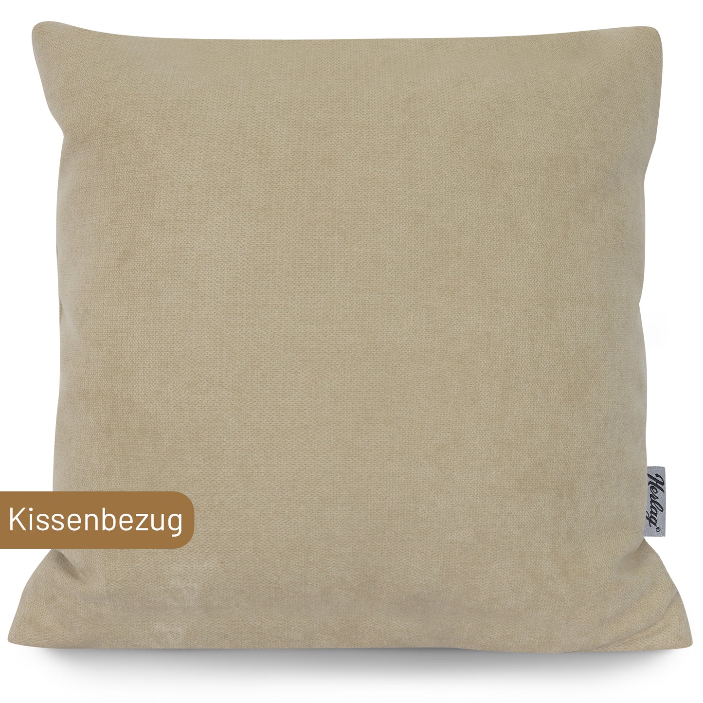 Dekokissen FEEL - 40x40cm Beige - Kissenbezug