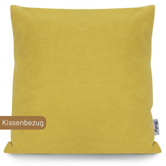 Dekokissen FEEL - 40x40cm Gelb - Kissenbezug