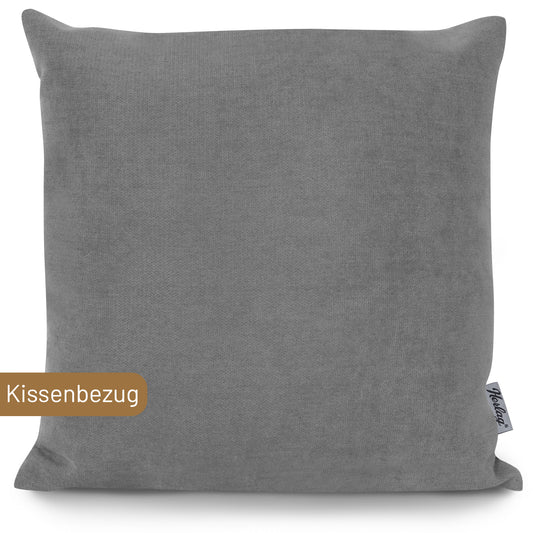 Dekokissen FEEL - 50x50cm Grau - Kissenbezug