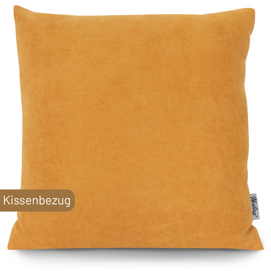 Dekokissen FEEL - 50x50cm Hellorange - Kissenbezug