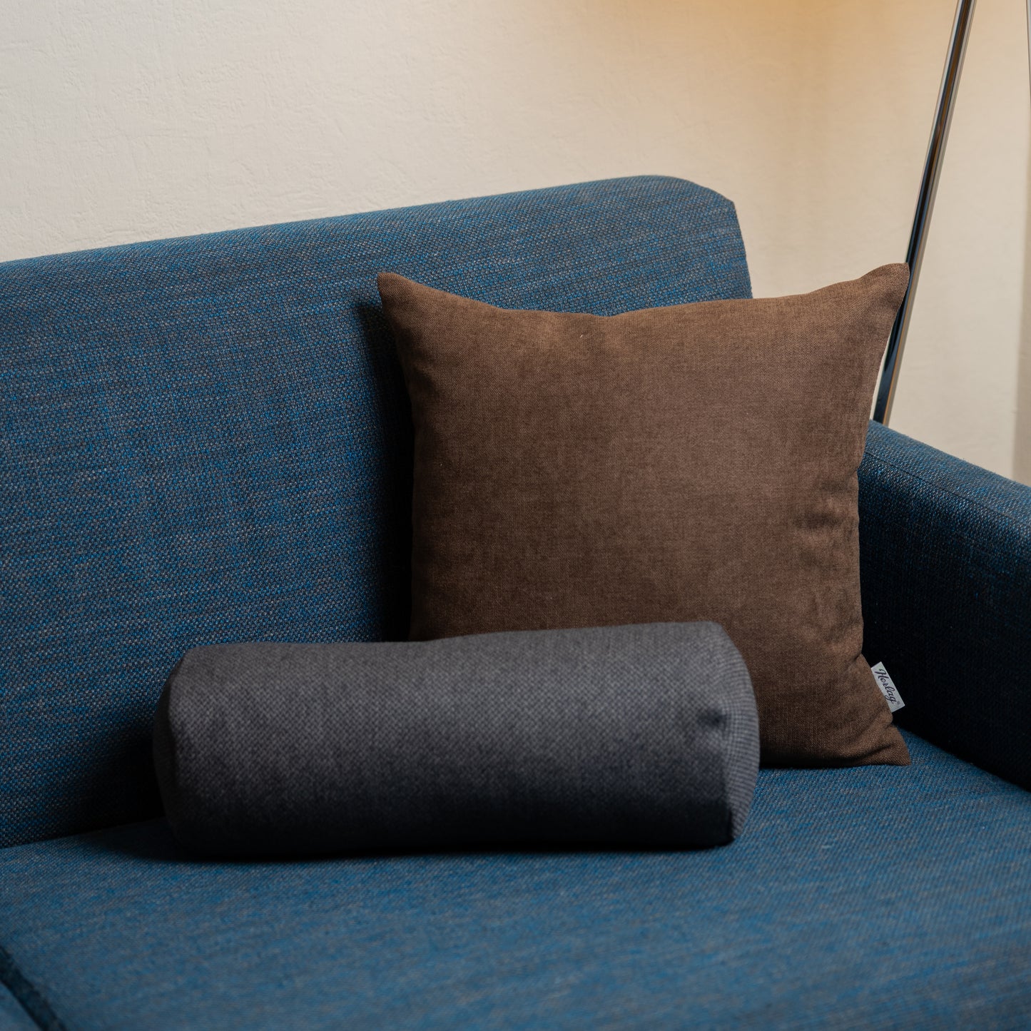 Kissenrolle LUXE - 40x15cm Anthrazit