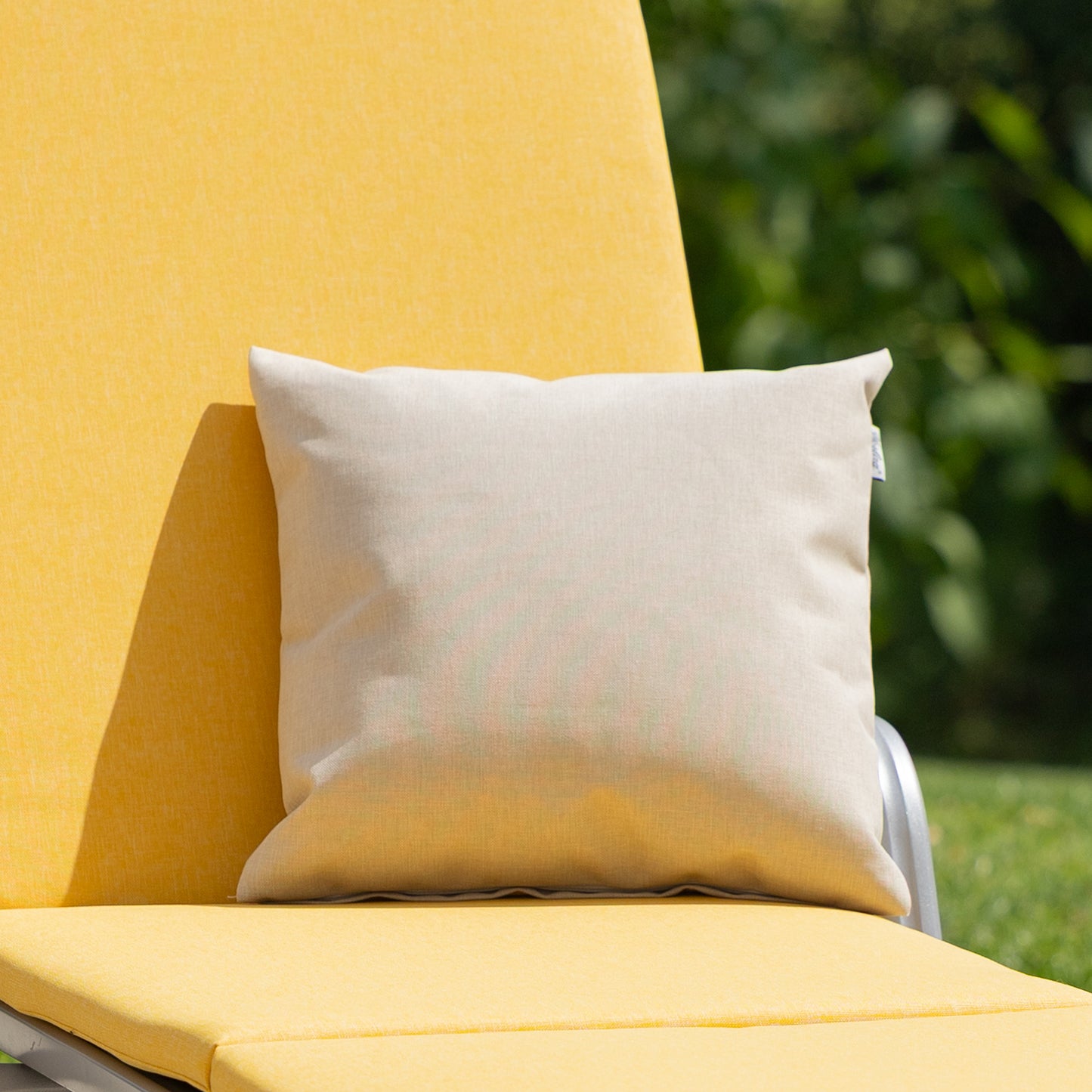 Outdoor Dekokissen Sunny  50x50cm Natur