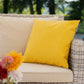 Outdoor Dekokissen Hülle Sunny 50x50cm Senfgelb