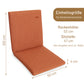 Niedriglehner-Auflage SUNNY - Orange