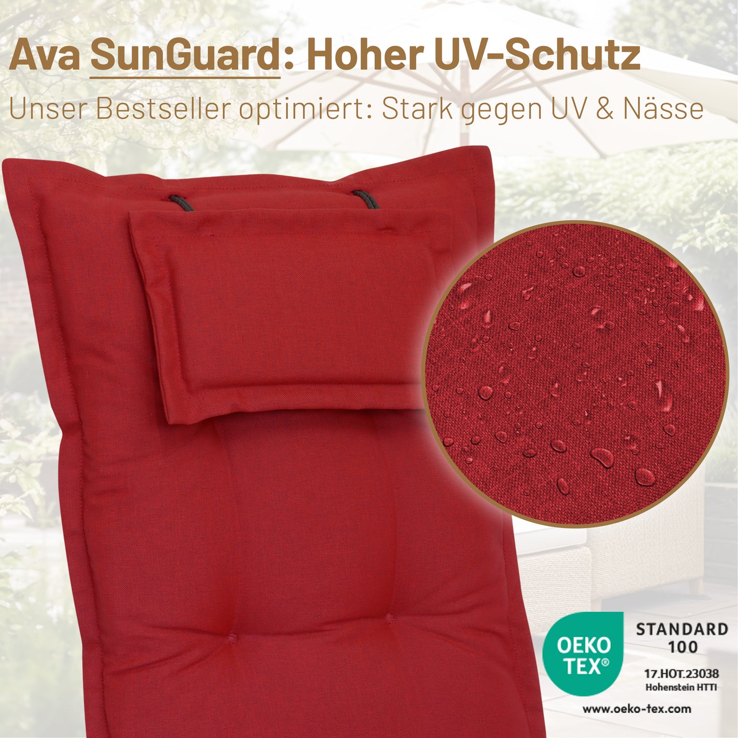 Niedriglehner AVA Sun-Guard - Rot