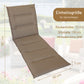 Liegenauflage GRETA - recycelter Stoff - Taupe