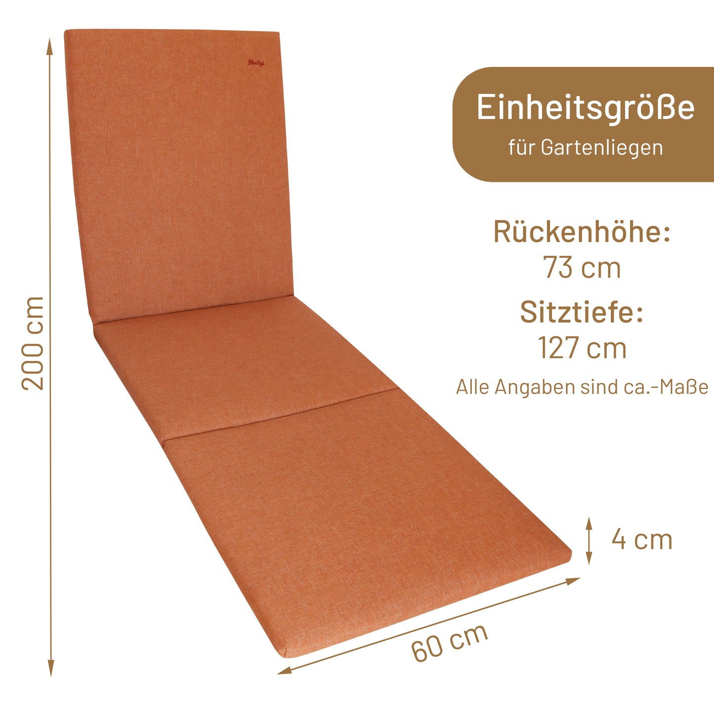 Liegenauflage SUNNY - Orange