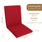Niedriglehner-Auflage SUNNY - Rot