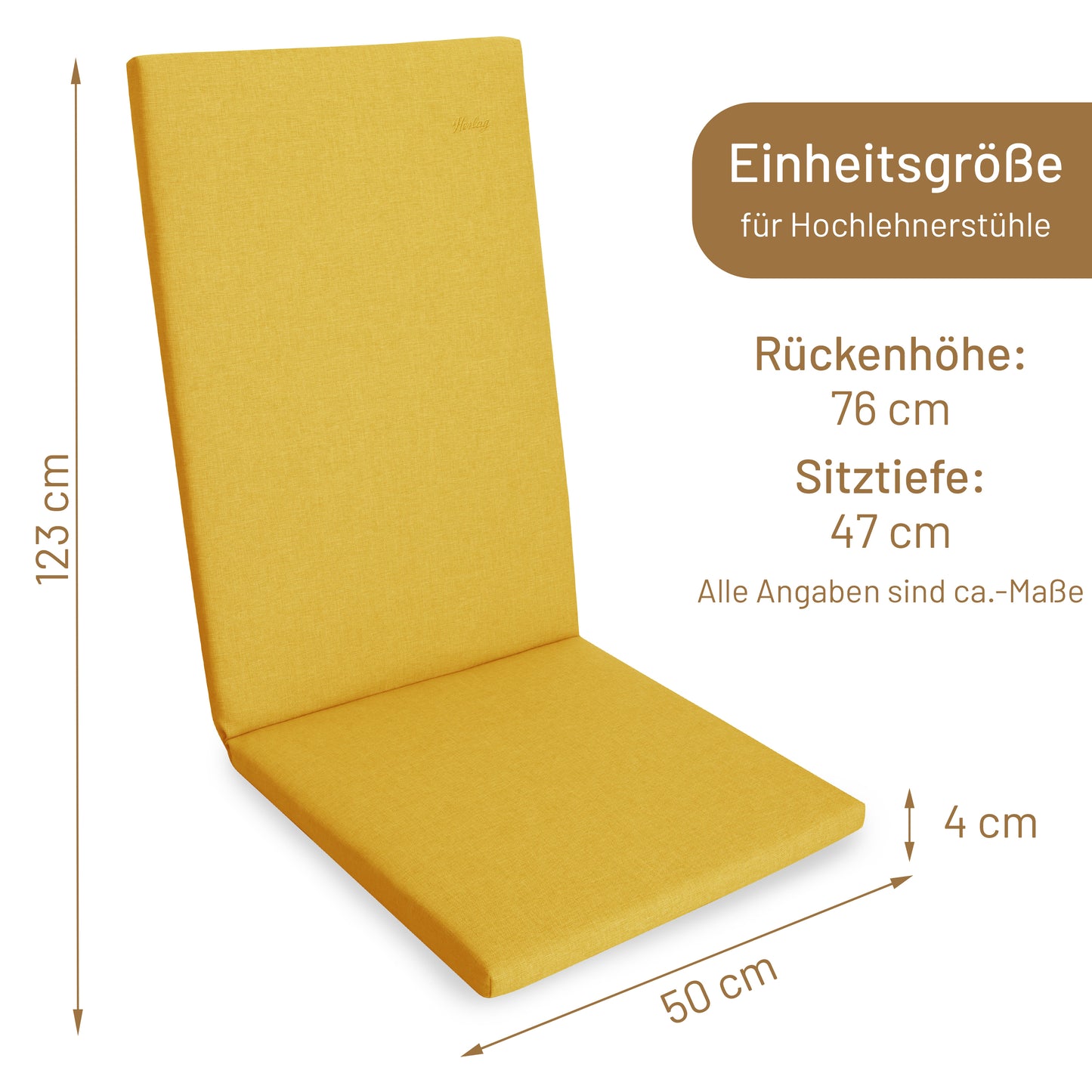 Hochlehner SUNNY - Senfgelb