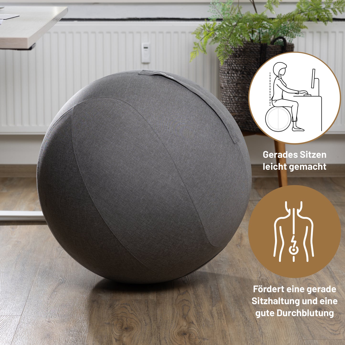 Office Ball - Grau