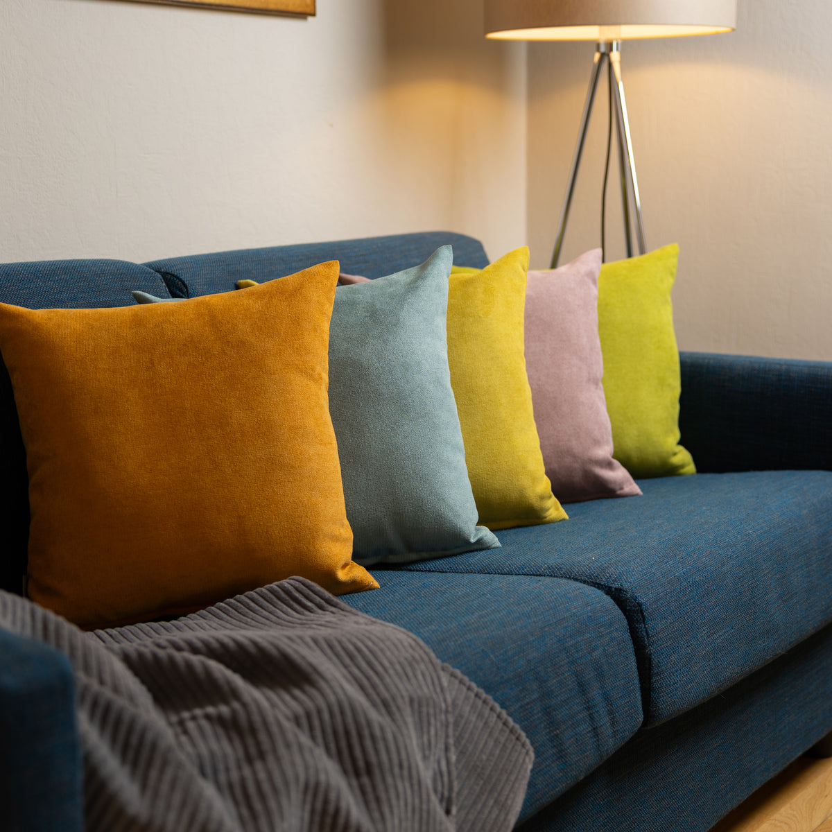Kissenbezug FEEL 40x40cm Gelb – waschbar, Öko-Tex – Herlag
