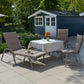Liegenauflage GRETA - recycelter Stoff - Taupe