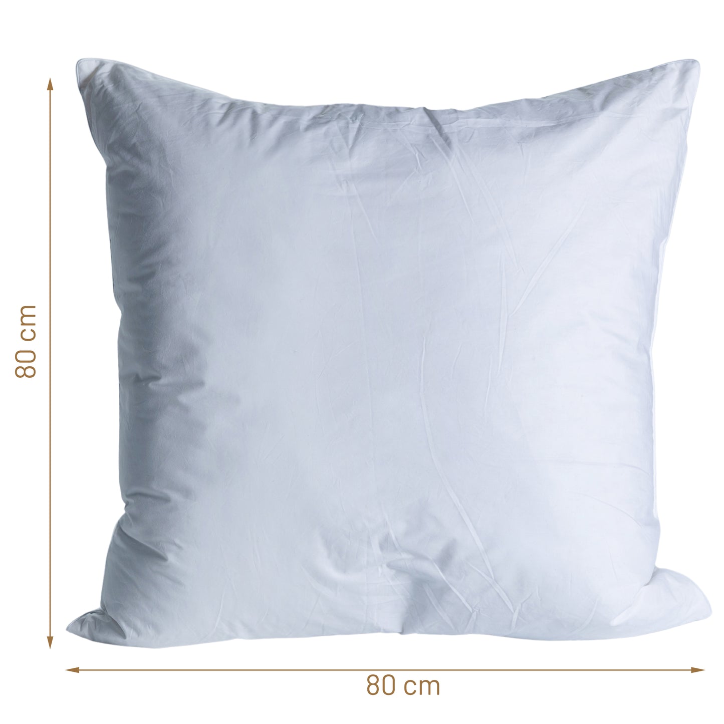 3-Kammer Kopfkissen Daunenkissen 80x80cm