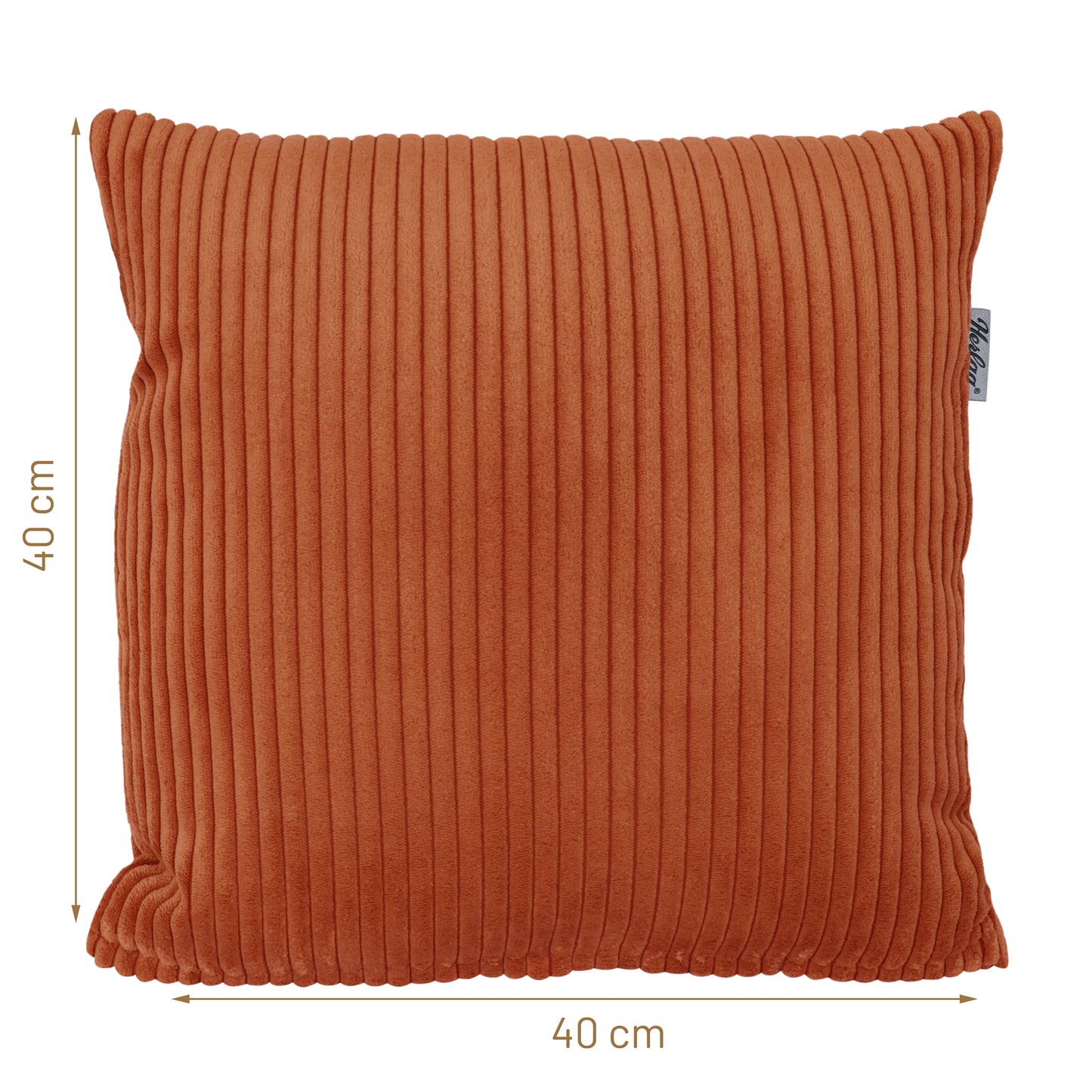 Dekokissen ELLA - 40x40cm Terracotta - Kissenbezug
